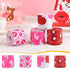 Wzzjkit Valentine Wired Ribbon Heart Love Themed Fabric Ribbons for Gifts Wrapping Crafts Wreath Bow Decorations C