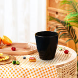Tyidzon Unbreakable Plastic Cups Reusable Multi-Purpose Plastic Cups, Drinking Cup for Kitchen, Bpa-Free, Dishwasher and Microwave Safe Black
