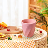 Tyidzon Unbreakable Plastic Cups Reusable Multi-Purpose Plastic Cups, Drinking Cup for Kitchen, Bpa-Free, Dishwasher and Microwave Safe Pink
