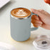 Tyidzon Insulated Coffee Mug, 20oz Stainless Steel Tumbler with Slider Lid Travel Coffee Cups with Handle for Camping Office Home, Blue Y_