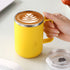Tyidzon Insulated Coffee Mug, 20oz Stainless Steel Tumbler with Slider Lid Travel Coffee Cups with Handle for Camping Office Home, Blue Y_