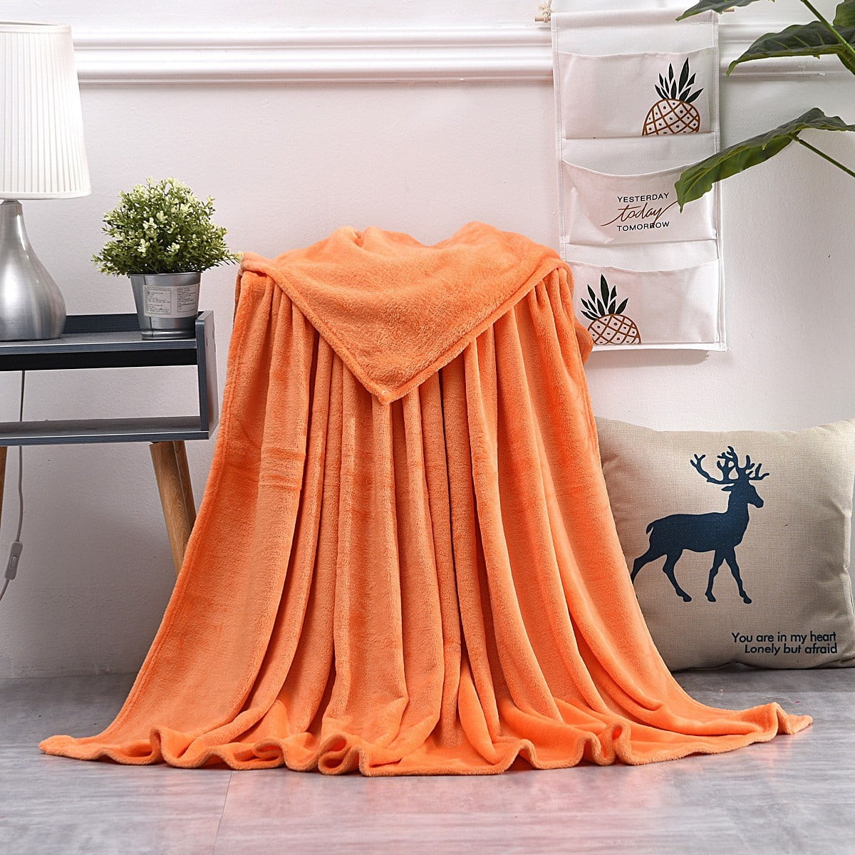 Shldybc Bath Sheets Towels for Adults 19.6x27.5 Inch Super Absorbent Soft Plush Pool Towel, Bath Towel Bath Sheets for Bathroom Pool Beach Orange#S