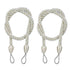 LSLJS Curtain Tiebacks Clearance Under $5! Curtain Holdbacks, 2PCS Curtain Tie Backs for Curtains, Ropes Tie Backs for Curtain Cord Buckle Tiebacks Tie Backs Beige