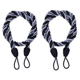 LSLJS Curtain Tiebacks Clearance Under $5! Curtain Holdbacks, 2PCS Curtain Tie Backs for Curtains, Ropes Tie Backs for Curtain Cord Buckle Tiebacks Tie Backs Beige Black