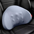 LSLJS Lumbar Cushion Memory Foam Lumbar Support Pillow for Car - Mid/Lower Back Support Cushion - for Car Seat, Office Chair, Car Lumbar Support Cute Car Pandas Lumbar Pillow Car Interior Supplies A-Light Blue