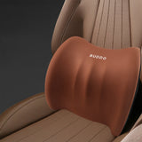 LSLJS Lumbar Cushion Memory Foam Lumbar Support Pillow for Car - Mid/Lower Back Support Cushion - for Car Seat, Office Chair, Car Lumbar Support Cute Car Pandas Lumbar Pillow Car Interior Supplies B-Coffee