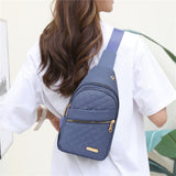 Suncoda Sling Bag for Women, Crossbody Sling Backpack Small Sling Bag Multipurpose Crossbody Shoulder Bag Travel Hiking Backpack, Sling Bag for Men #1-Blue