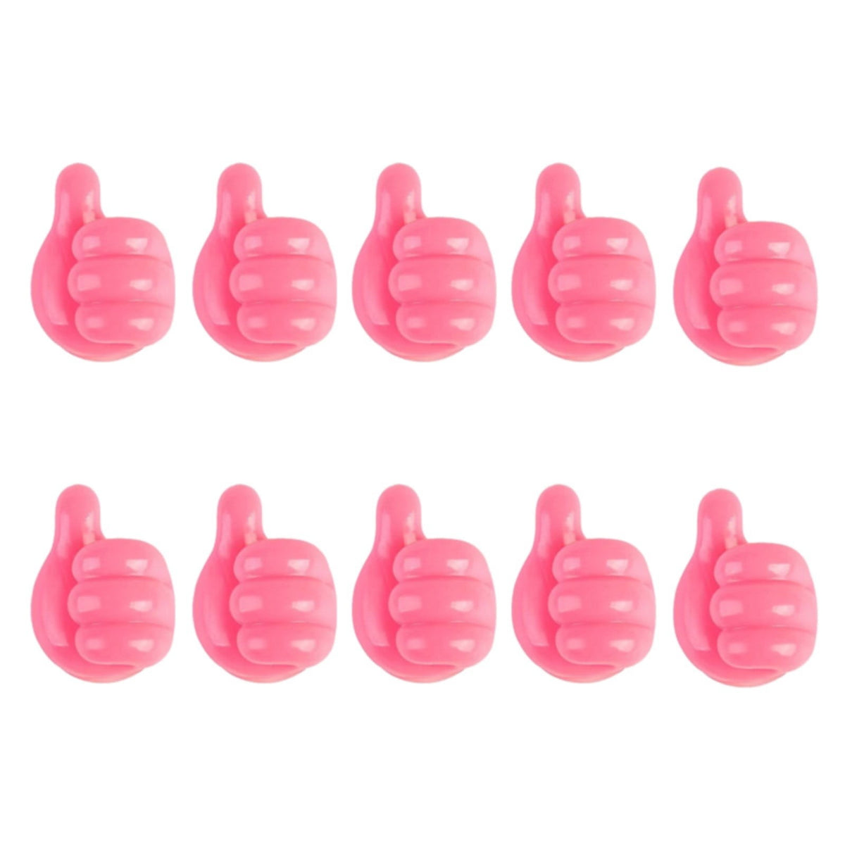 JWDX Hooks Clearance! Thumb Hook Hub Cable Fixing Device Data Cable Storage and Fixing Device Cable Management Device Scratch Hole and Adhesive Hook Clearance Sale Pink