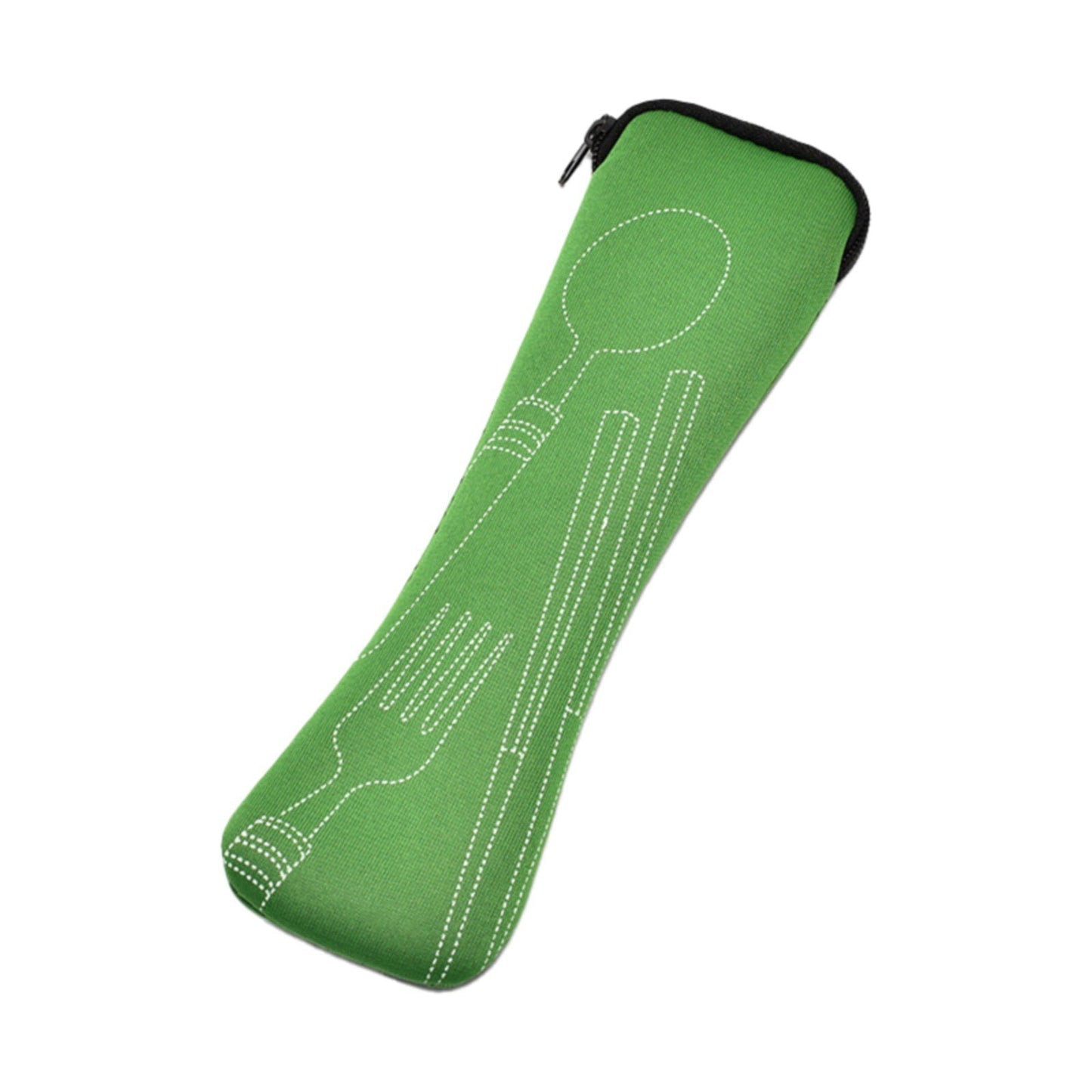 Face and Storage Bags Clearance! JWDX Portable Cutlery Storage Bag Blue, Zipper Tableware Bag Portable Wear Fabric Tableware Spoon Fork Storage Pouch(Not Included Tableware) Green