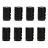 Tool Bag Clearance! JWDX Stainless Steel Valve Cap Black Nut 8Pcs, 8 Tire Stem Caps Wheel Covers Car Tire Cap Hexagon Shape (Black) Black