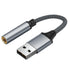 Wmool Usb To 3.5Mm Jack Audio Adapter,External Sound Card Usb-A To Audio Jack