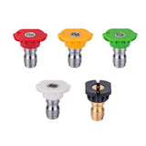 Reduced Price! Adapter Eguiwyn Quick-Connect Nozzle Tool Pressure Washer Spray Nozzle Tips Multiple Degree High Pressure Nozzle Water Gun Quick Connect Nozzle 1.0 Hole Large Fan-Shaped Black 2-B