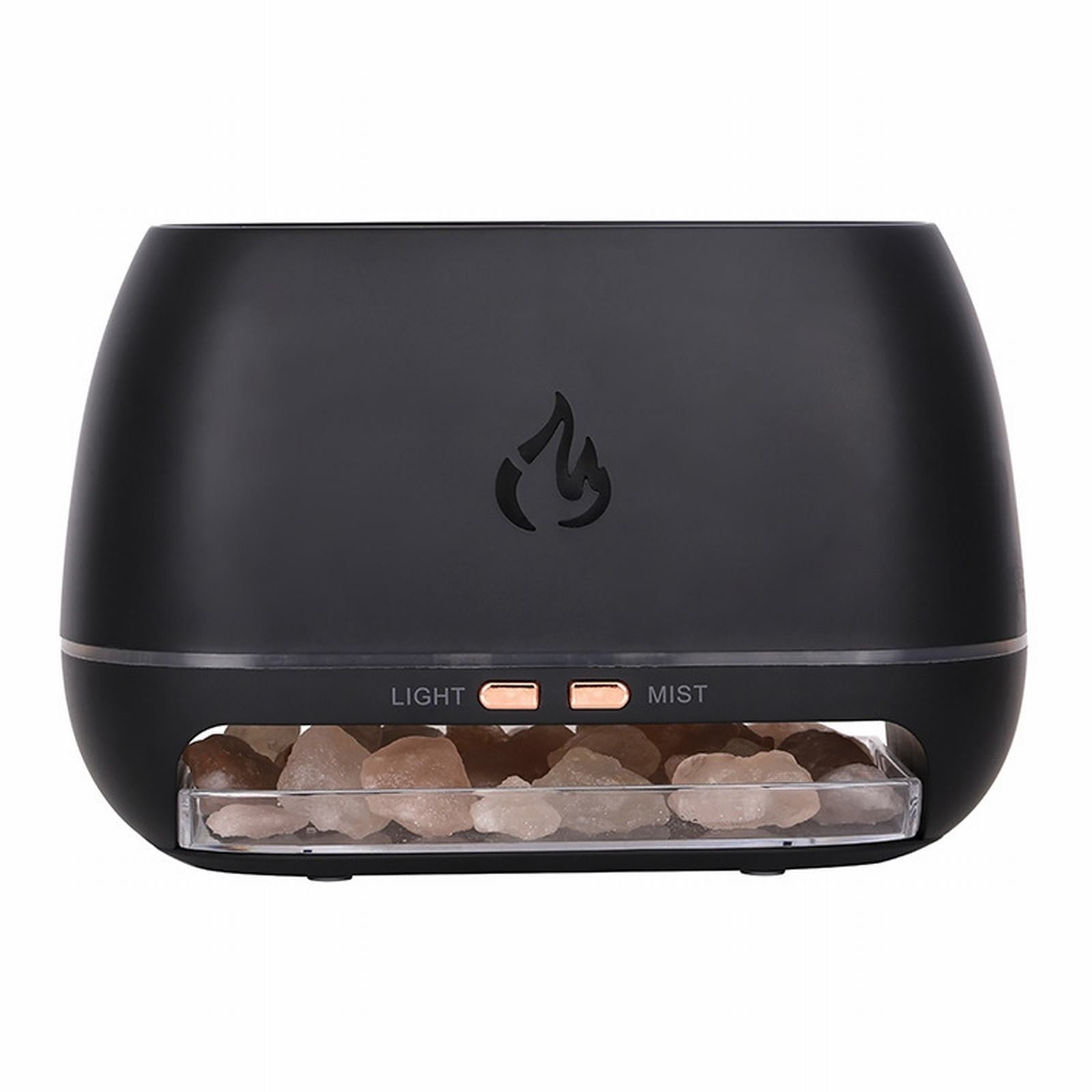 JWDX Scent Diffuser Clearance! 3 In 1 Himalayan Salt Rock Scent Diffuser Salt Rock Lamp for Office, Home Decor, Yoga, Hand Carved, Real Wood Base, Coozy Land Coozy Home Rock Scent Diffuser Rock Lamp Black