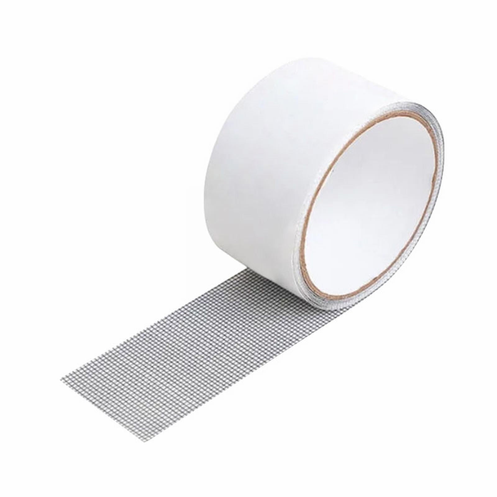 JWDX Screen Window Repair Clearance! Screen Window Repair Patch Film Black, Window Screen Kit Tape 2 X 70' Strong Adhesive Fiberglass Covering Mesh Tape for Covering Window Door Tears Holes Grey