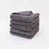 White microfiber cleaning cloth with reinforced edges.