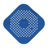 JWDX Strainers Clearance, Square Drain Cover for Shower Drain Hair Catcher Flat Silicone Plug for Bathroom and Kitchen Filter Shower Drain Flat Strainer Stopper Blue