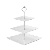 JWDX Cake Stand Clearance! Three-Tier Cake Stand, Three-Tier Fruit Plate, Afternoon Tea Plate H, Cake Stand Fruit Dried Stand Dessert Stand Dessert Fruit Stand Set Plastic Housekeeping & Organizers Z2-H