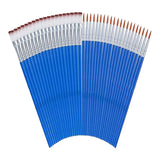 JWDX Brushes Clearance, Paint Brushes, Painting Pen, Art Tools, Brush Set, Round Tip Brushes Nylon Brushes Artist Wood Brushes for Oil Watercolor Face Nail Arts Miniature and Rock Painting Z6-Blue