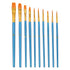 JWDX Brushes Clearance, Paint Brushes, Painting Pen, Art Tools, Brush Set, Round Tip Brushes Nylon Brushes Artist Wood Brushes for Oil Watercolor Face Nail Arts Miniature and Rock Painting Z7-Blue