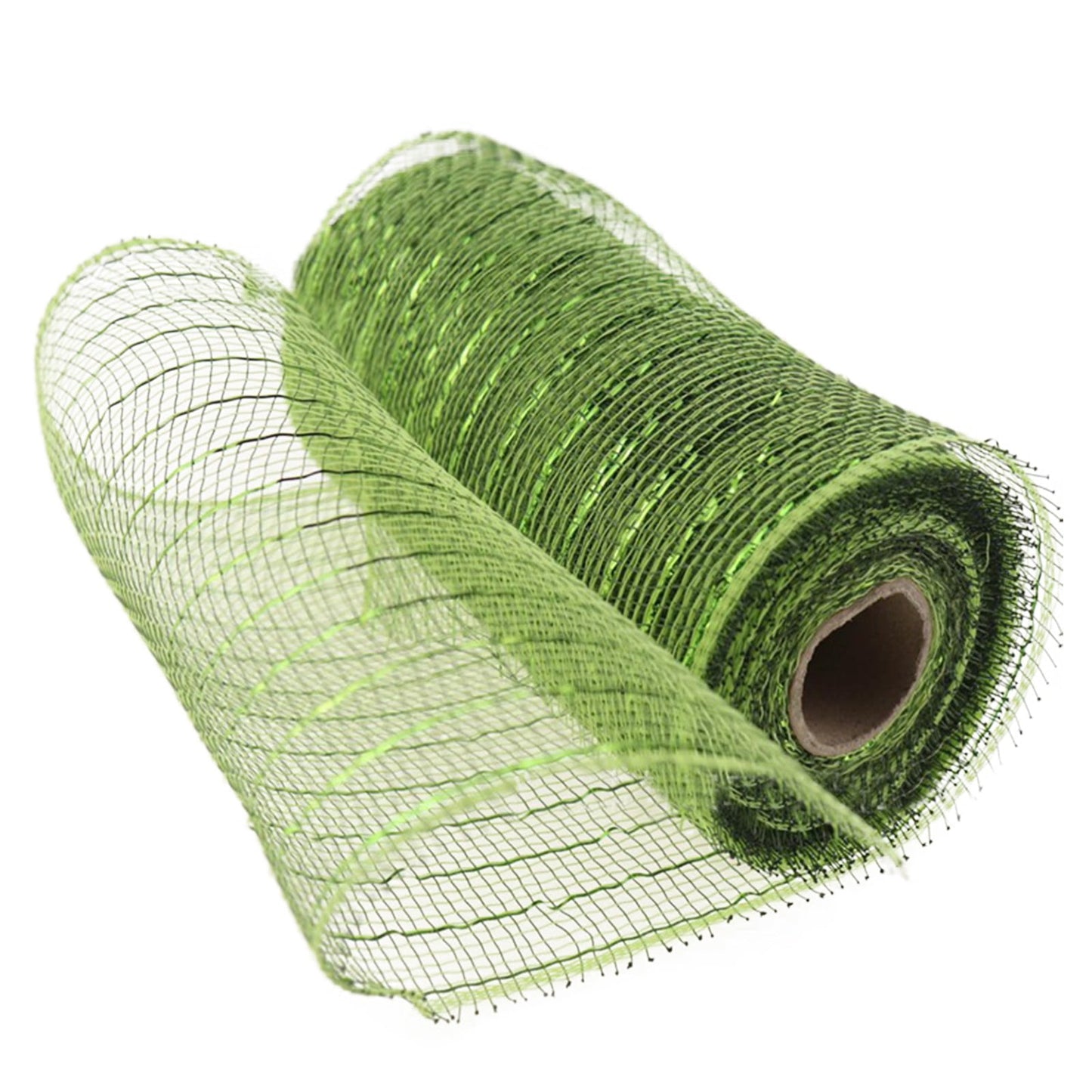 JWDX Gift Yarn Clearance, Packaging Ribbon, Poly Mesh Ribbon with Metallic Foil Each Roll for Wreaths Swags Bows Wrapping and Decorating G