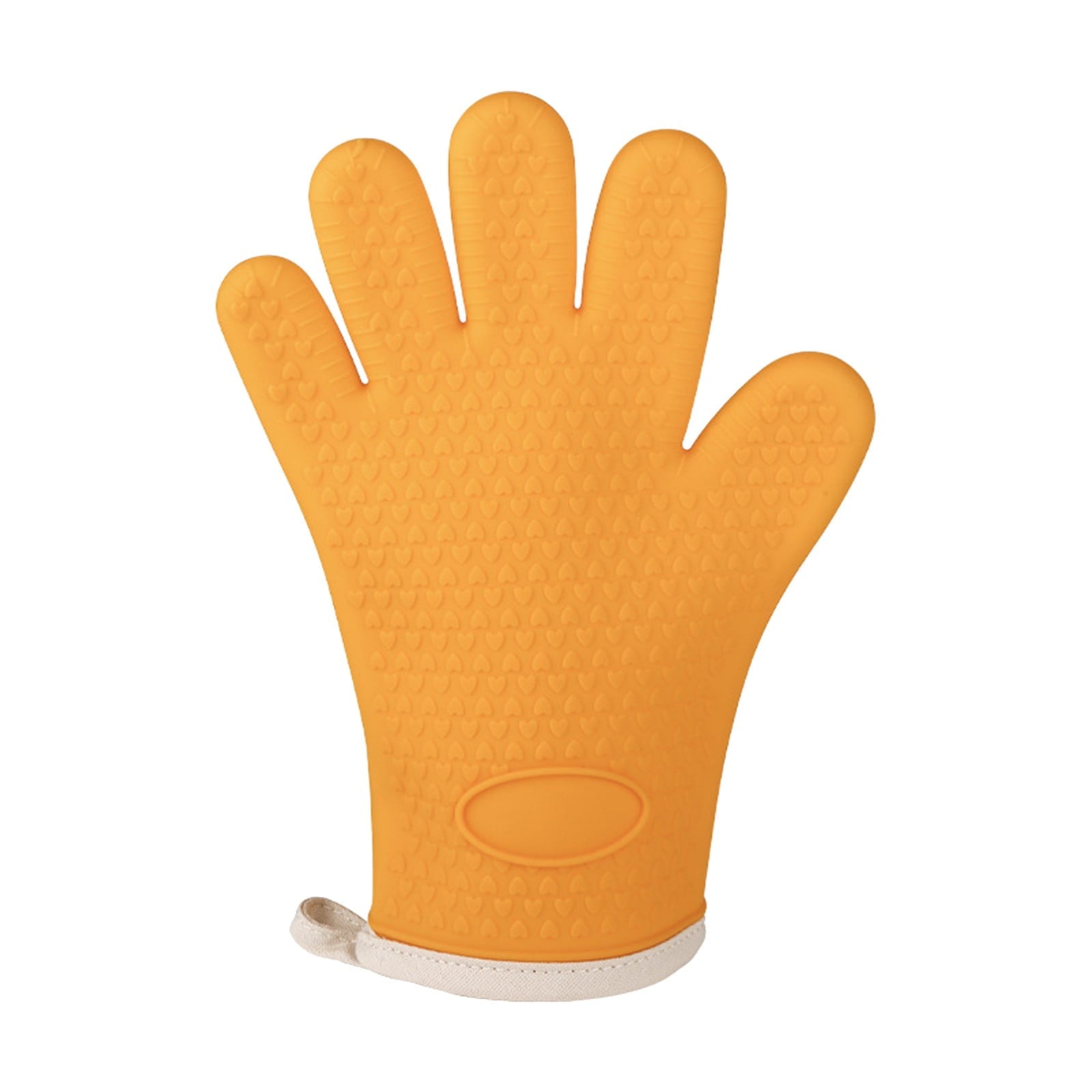 JWDX Silicone Smoker Oven Gloves -Extreme Heat Resistant Bbq Gloves -Handle Hot Food Right on Your Grill Fryer Pit|Waterproof Oven Mitts Z3-Yellow