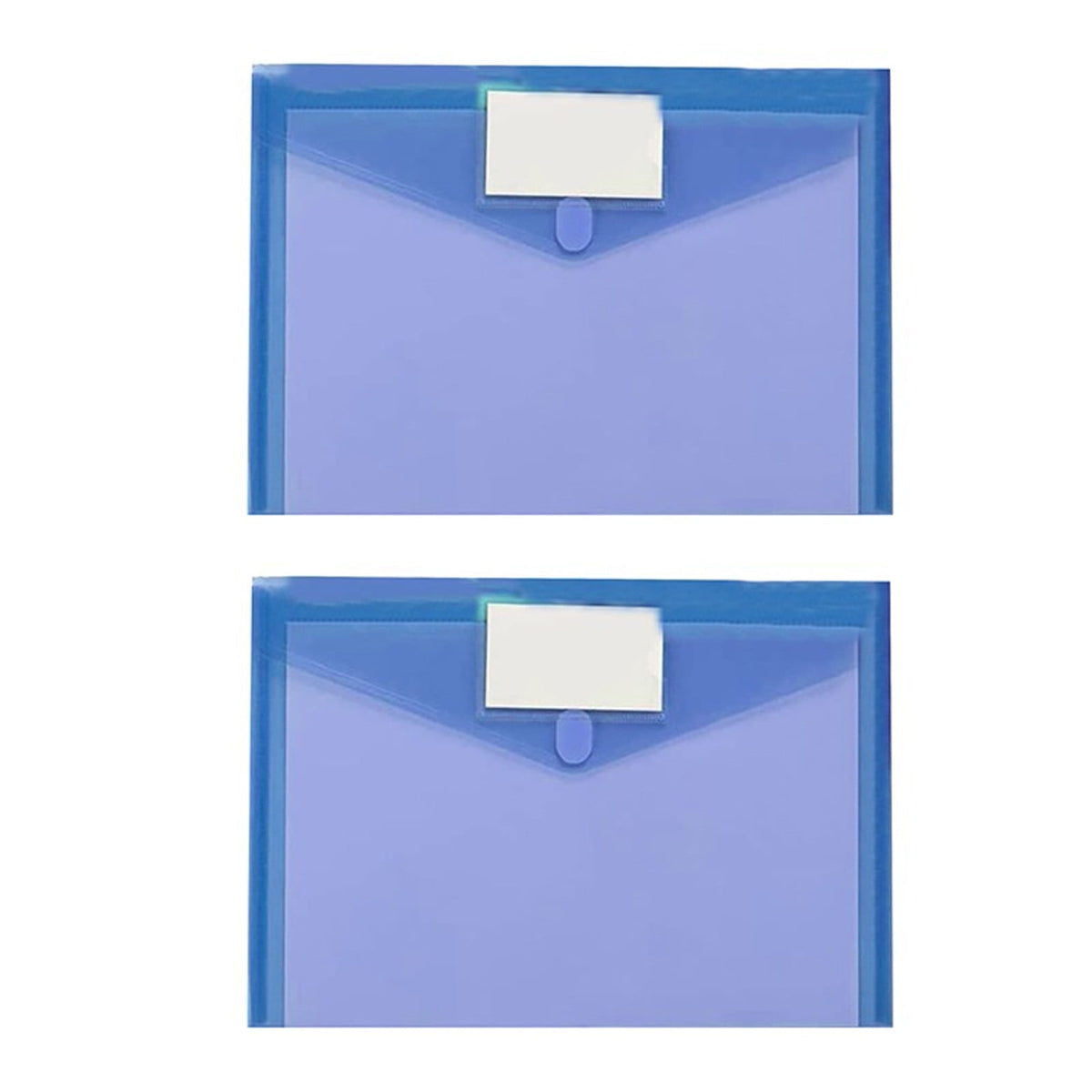 Zip Pencil 2 Pack Plastic Envelopes Poly Envelopes Sooez Clear Document Folders Us Letter A4 Size Newyear Arrival! Blue 1-Blue