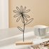 Leaf Decor Metal Golden Leaf Ornaments and Base Modern Simple Gold Leaf Table Sculpture for Living Room Bedroom Bookshelf Desktop Decoratio, Valentines Day Decorations: Desktop Ornament Black1