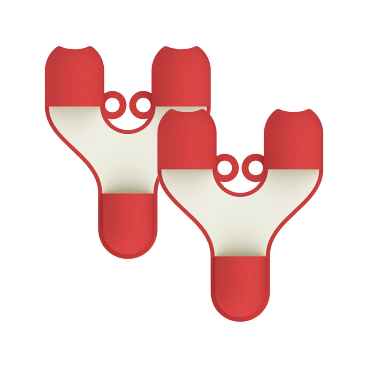 JWDX Oven Mitts Clearance, Mini Silicone Finger Oven Finger Food Tongs Kitchen Dishes Silicone Oven Heat Insulated Finger Glove Microwave Oven Silicone Non Slip Holder Kitchen Accessories Red