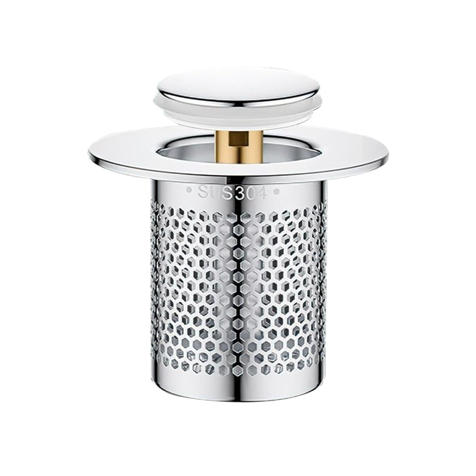 JWDX Drain Rack Clearance, Stainless Steel Floor Drain Filter 2025 New Bathtub Sink Strainer Up Sink Filter Rustproof Sink Strainer Bathroom Sink Strainer for Kitchen Bathtub A
