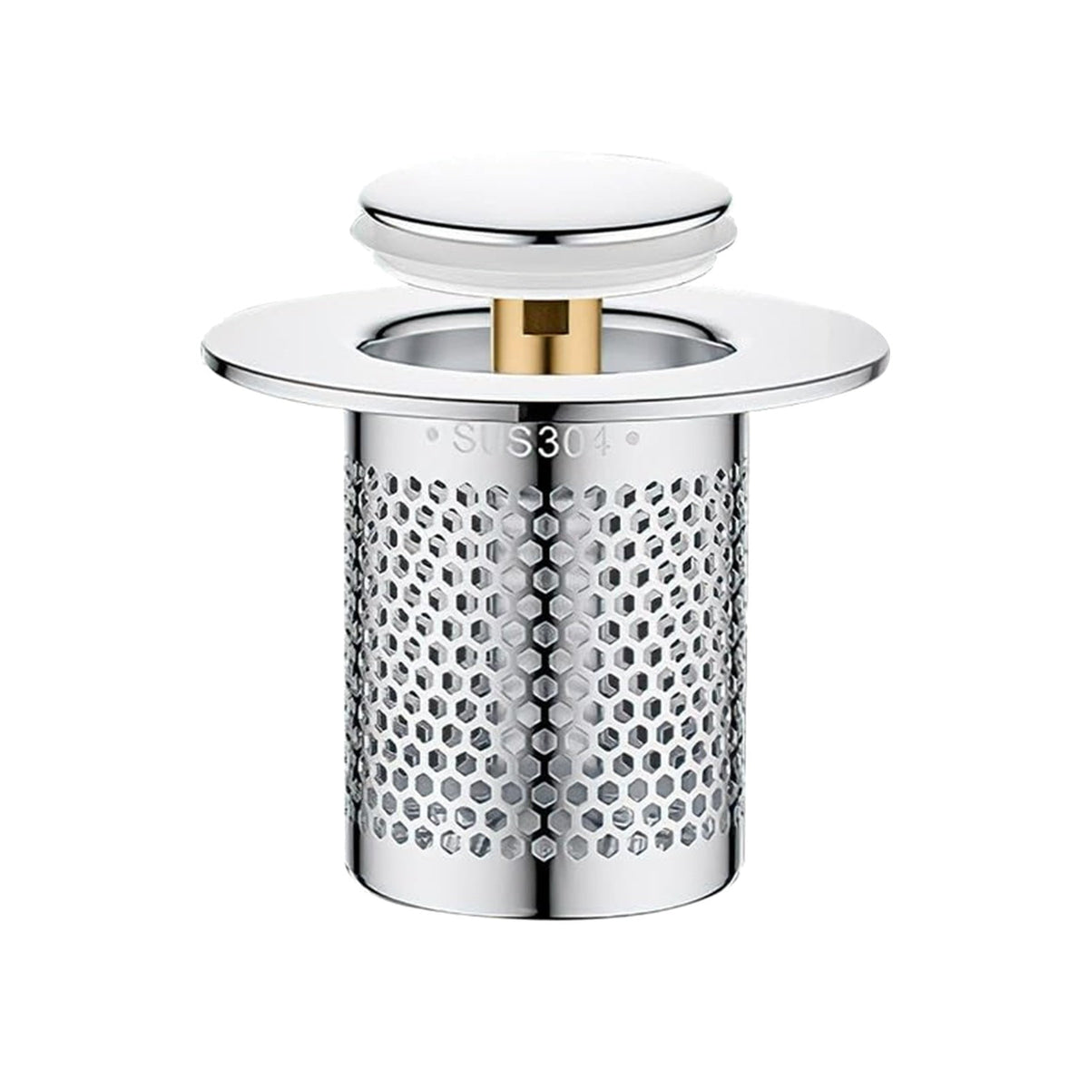 JWDX Drain Rack Clearance, Stainless Steel Floor Drain Filter 2025 New Bathtub Sink Strainer Up Sink Filter Rustproof Sink Strainer Bathroom Sink Strainer for Kitchen Bathtub A