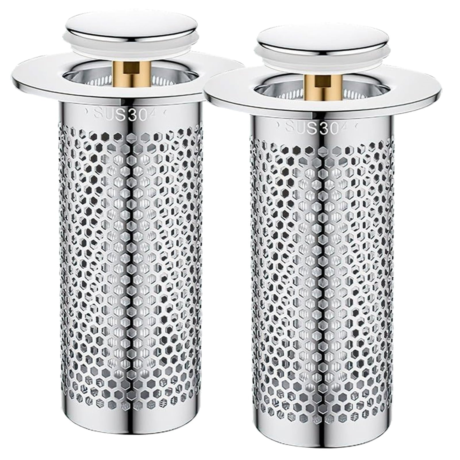 JWDX Drain Rack Clearance, Stainless Steel Floor Drain Filter 2025 New Bathtub Sink Strainer Up Sink Filter Rustproof Sink Strainer Bathroom Sink Strainer for Kitchen Bathtub D