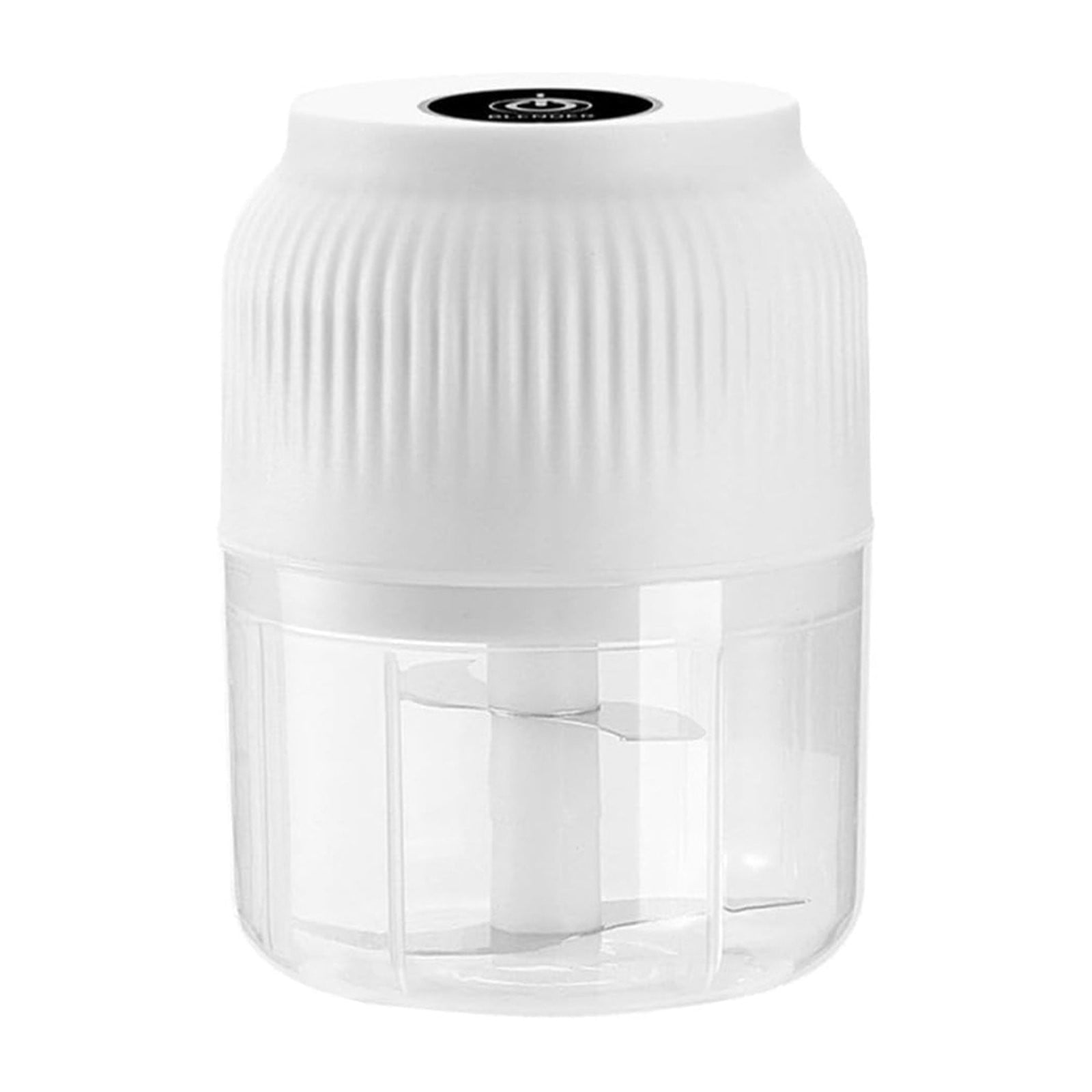 JWDX Food Blender Clearance, Electric Garlic Chopper Meat Grinder Portable Mini Food Processor Vegetable Masher with Type C Charging Garlic Masher Mincer for Onions Meat 300Ml (White) White