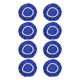 JWDX Cleaning Brush Clearance, 8Pack Car Polisher Pad Bonnet (5 to 6 Inches) Soft Microfiber Polishing Bonnet Buffing Pad Cover Blue