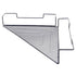 JWDX Rack Clearance, Floating Corner Shelf Wire Desk Sundries Storage Rack Cubicles Hanging Corner Shelf Corner Hanging Shelf Black Shelf As shown