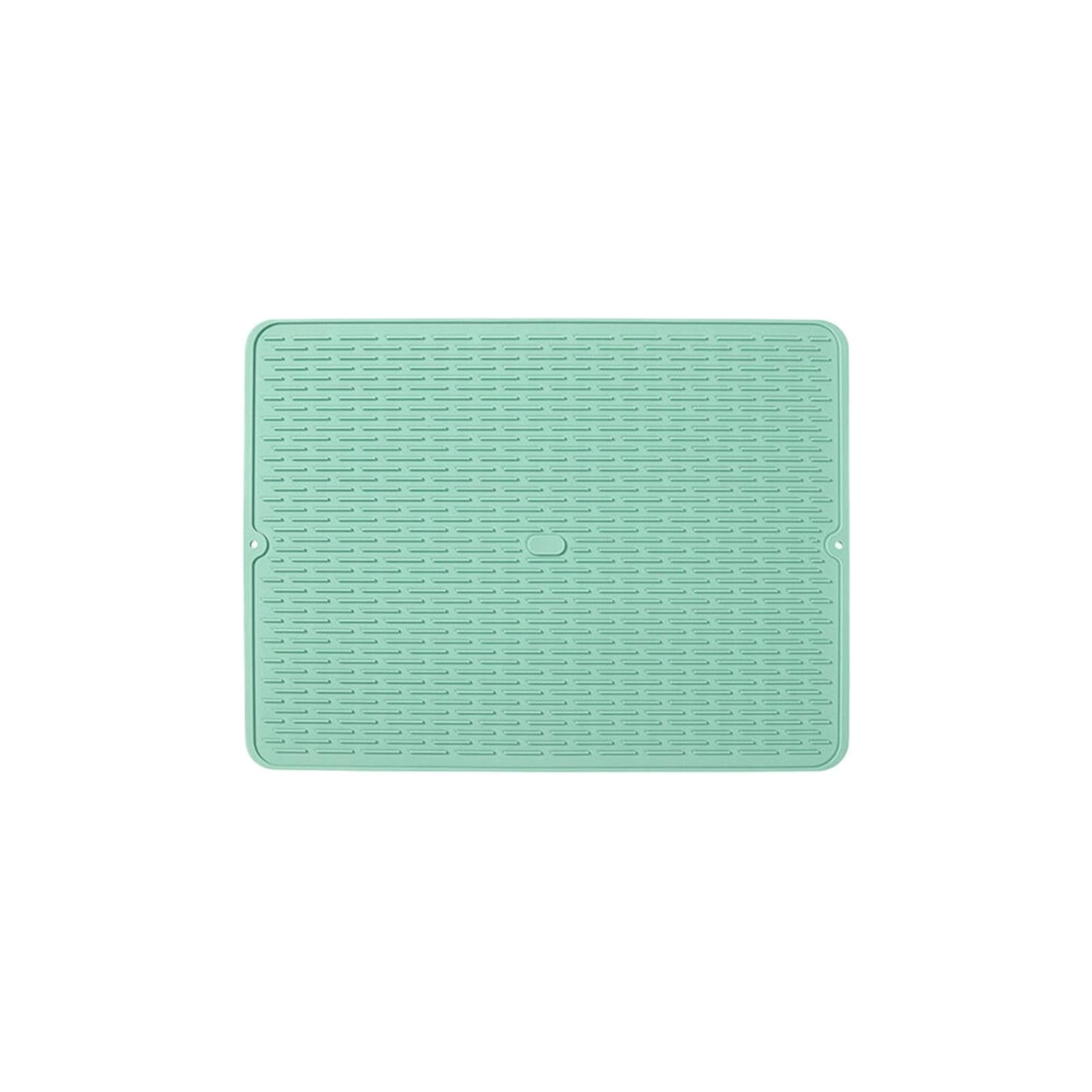 JWDX Placemat Clearance, Silicone Dish Drying Mat 2025 New Kitchen Sink Silicone Draining Mat Fast Drying Stone Sink Tray Heat Silicone Mat Easy Clean Raised Edge Holds Water F