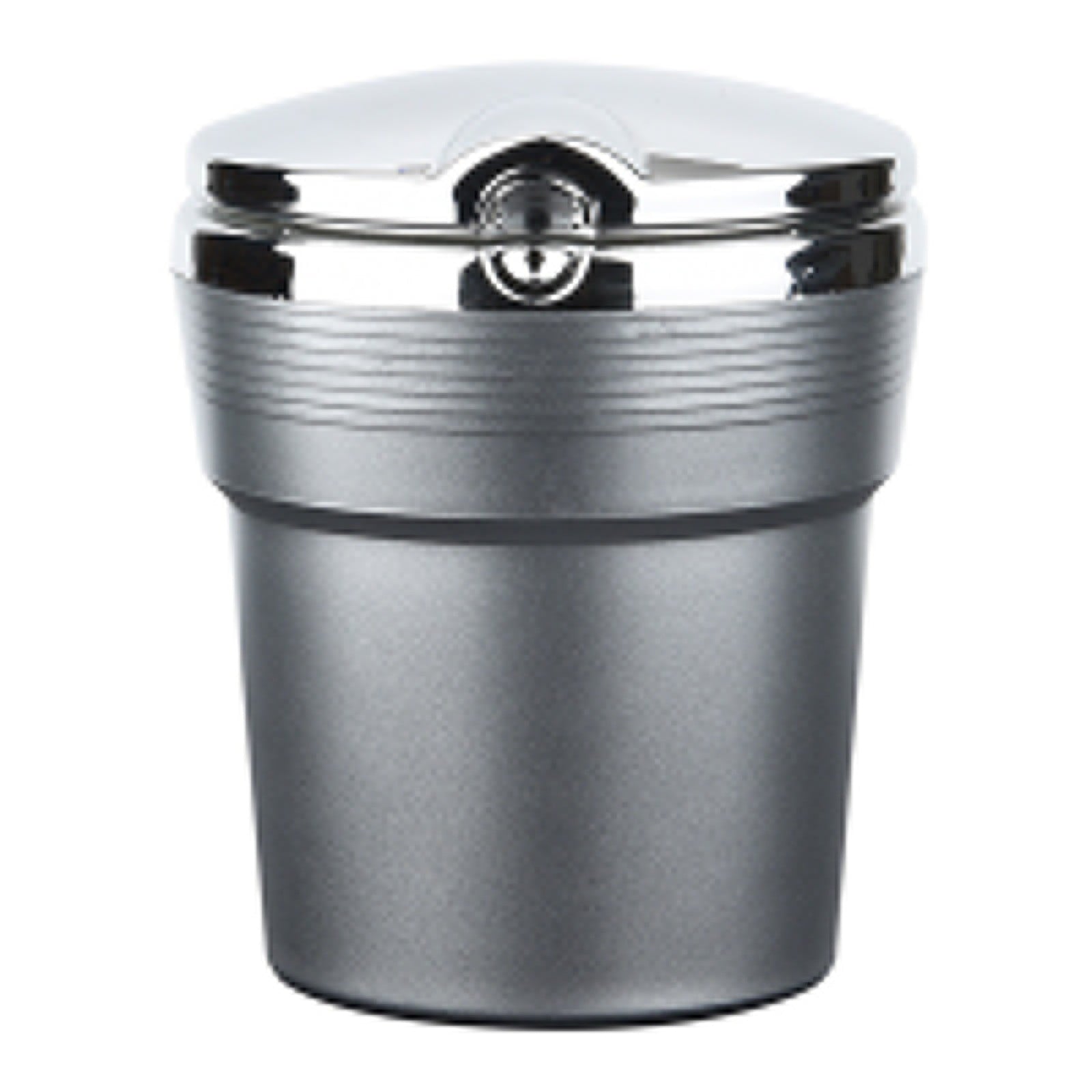 JWDX Storage Containers Clearance, Car Ashtray Cup Holder Led Portable Car Truck with Lid Suitable for Home Car Ashtray Silver