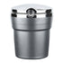JWDX Storage Containers Clearance, Car Ashtray Cup Holder Led Portable Car Truck with Lid Suitable for Home Car Ashtray Silver