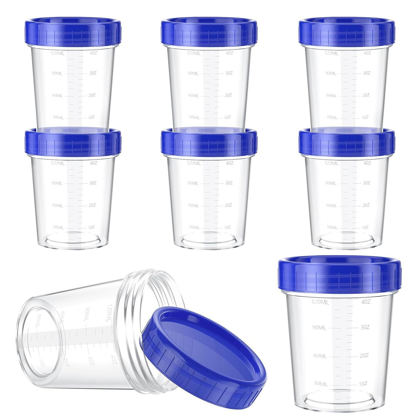 JWDX Food Storage Clearance, 4 Ounce Dressing Container Leak Proof Seasoning Container with Lid Reusable Screw Lid Plastic Container As shown