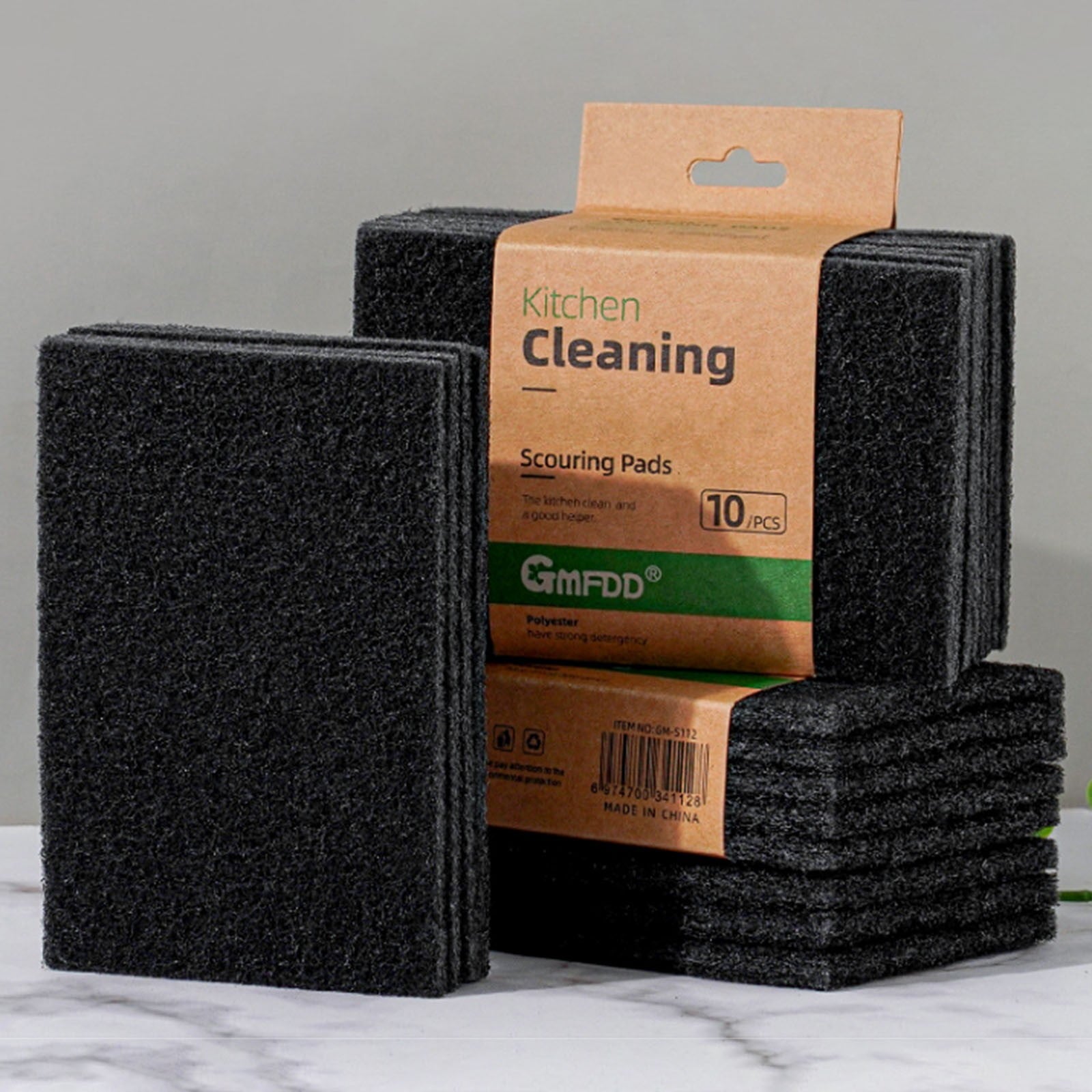 JWDX Kitchen Cleaning Supplies Clearance, Heavy Duty Scour Pads Scouring Pads for Kitchen and Dish Cleaning As shown