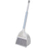 JWDX Cleaning Brush Clearance, Small and Dustpan Set Broomstick and Dust Pan Combo for Home Kitchen Room Kids Housework Cleaning Craft (White) As shown