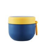 JWDX Storage Containers Clearance, Vacuum Insulated Food Jar with Spoon Plastic Insulated Food Container Insulated Food Soup Cup Leakproof School Picnic Outdoor Hot and Cold Food (600Ml) BUA