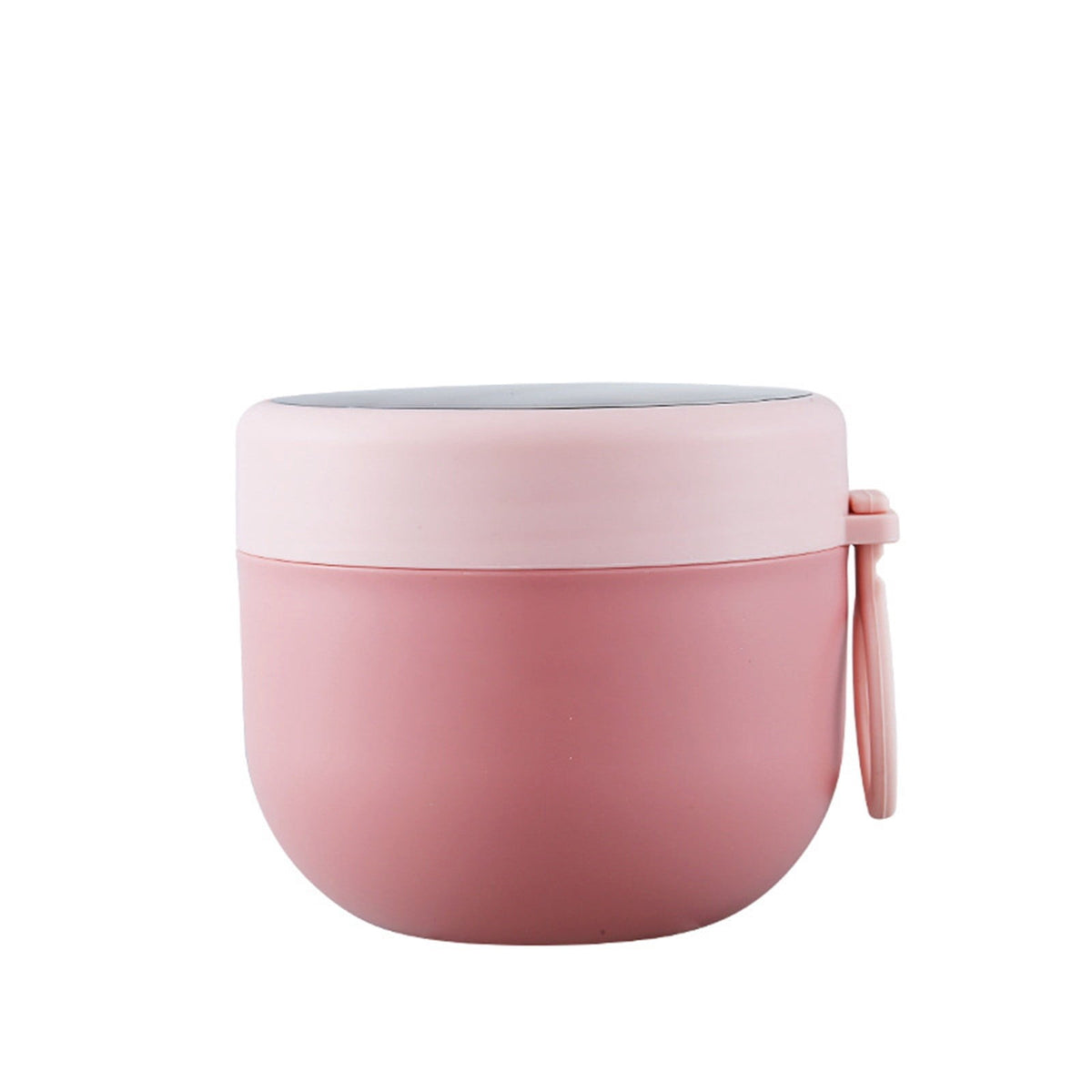 JWDX Storage Containers Clearance, Vacuum Insulated Food Jar with Spoon Plastic Insulated Food Container Insulated Food Soup Cup Leakproof School Picnic Outdoor Hot and Cold Food (600Ml) PKA