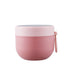 JWDX Storage Containers Clearance, Vacuum Insulated Food Jar with Spoon Plastic Insulated Food Container Insulated Food Soup Cup Leakproof School Picnic Outdoor Hot and Cold Food (600Ml) PKA