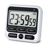Digital Countdown Kitchen Timer -Count Up Down Magnetic Timer Clock for Cooking Baking Gym Students Black