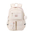 Back to College Yxwen school bag 17" Travel Backpack Carry on Laptop Backpack Overnight Bag Bag Casual Daypack for Women Men White