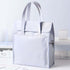 1*Bag JWDX File Folder Tote Bag with Handle Portable Document Organizer Box for Letter Size File Folder Folding File Case for Home One Size Blue
