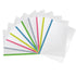 Jwdx 10X Folder Drawer 10Pcs Transparent File Folder Sliding Bar Report For Report Display Cover Organizer One Size Clear