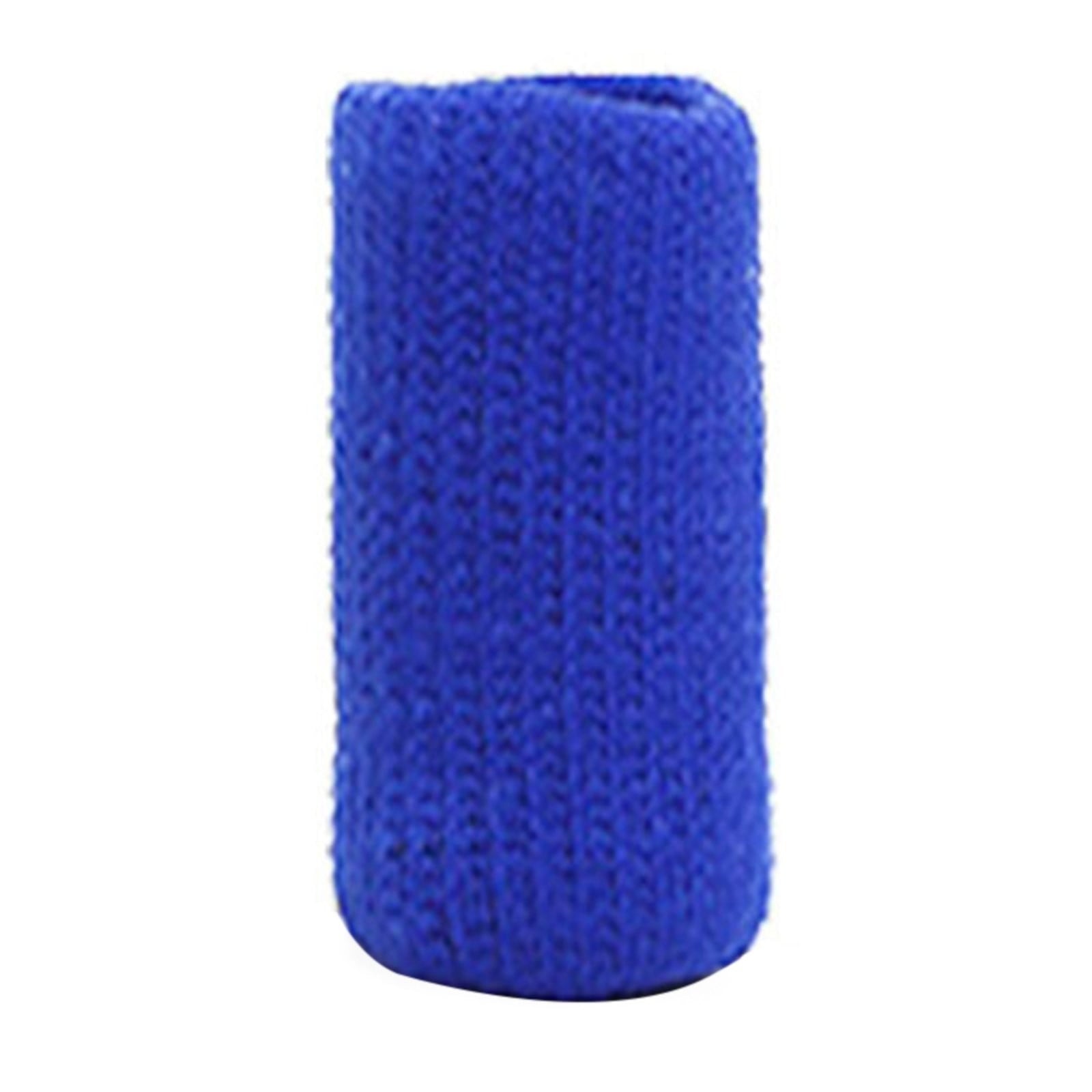Finger Joint Guard Blue JWDX, 5*Finger Cots Sports Sleeves 5 Pieces Finger Sleeves Thumb Braces Support Elastic Compression Protector Braces for Sports Relieving One Size Blue