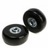 JWDX, 1 Pair of Wheels (Two) Replacement Wheels for Suitcase Rubber Wheels Replacement Wheels Wheel for Trolley Hard Case Wheels with 1 Pairs of 6 Mm Ball Bearings Spare Parts Kit One Size Black