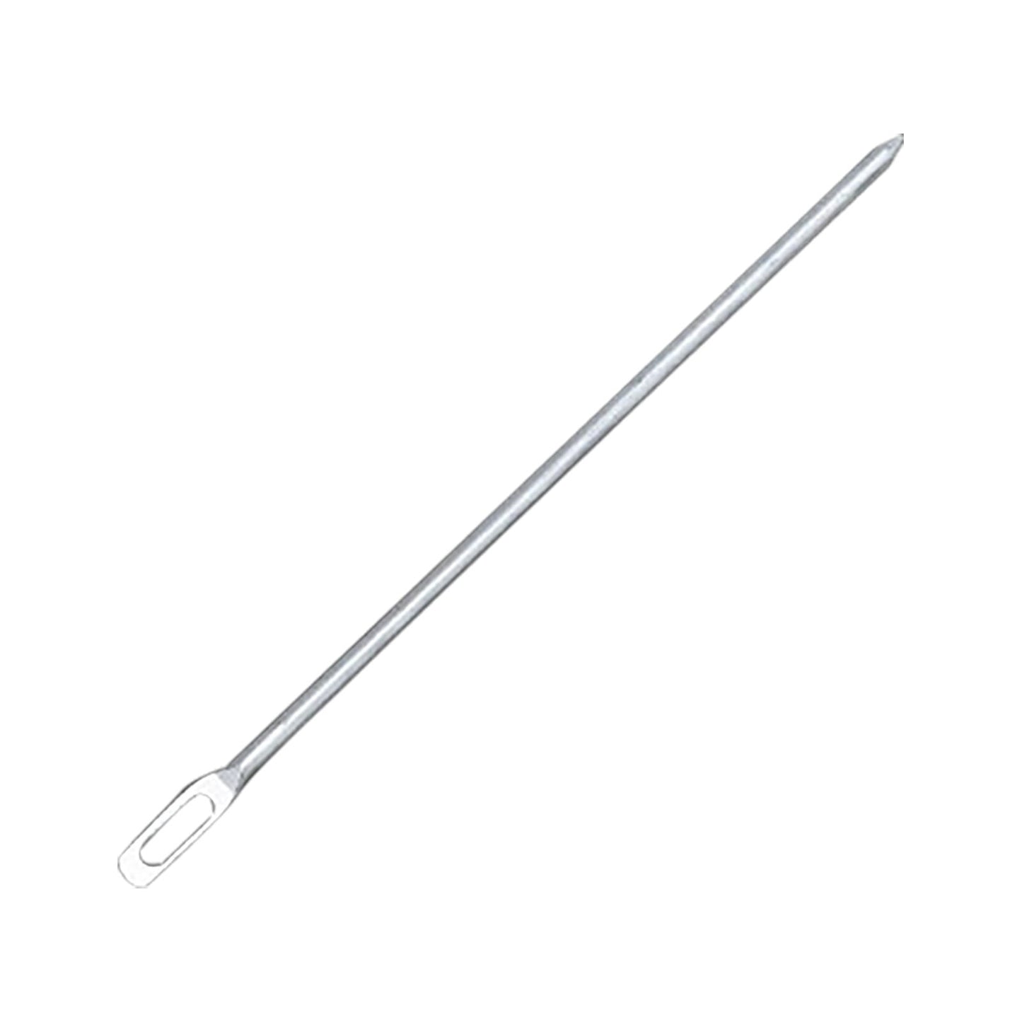 JWDX, Rope Threading Tool*1 Stainless Threader Easy Pull Bodkin Needle Threader Tweezer Metal Bodkin Ribbon Weaving Tool for Elastic Threading Sewing Machine One Size Silver
